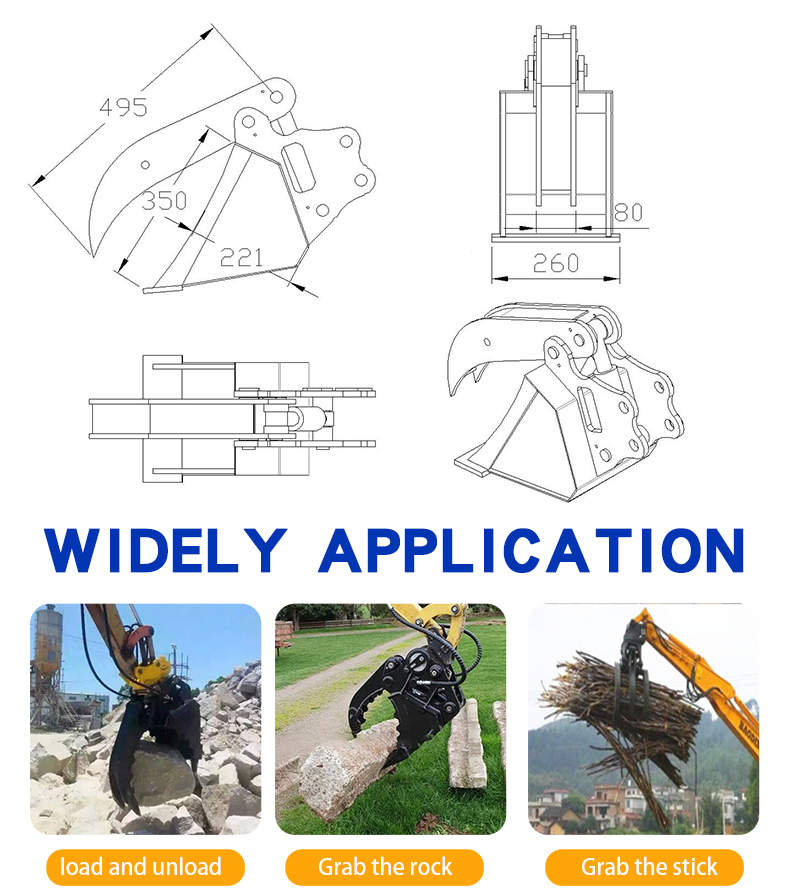 Eexcavator Bucket Thumb